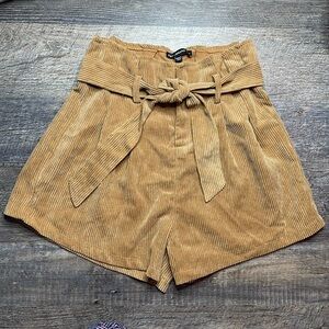FIKA the BRAND Corduroy High Waist Shorts Sz XS
